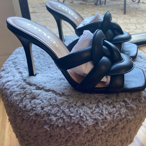 KELLIE LEATHER SANDAL COACH - Picture 1 of 5